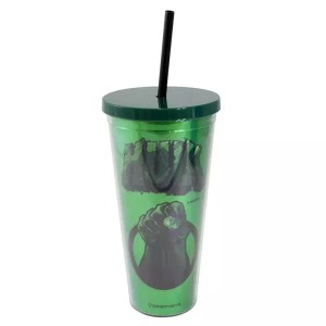 Copo Canudo Avengers Hulk 650 ml