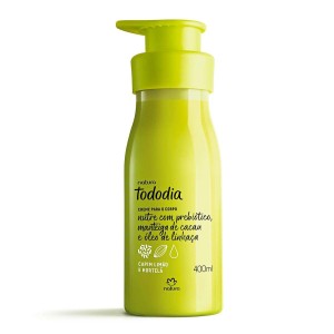 Creme Desodorante Nutritivo Para o Corpo Tododia Capim Limão e Hortelã - 400 ml VÁLIDADE 01/03/2024