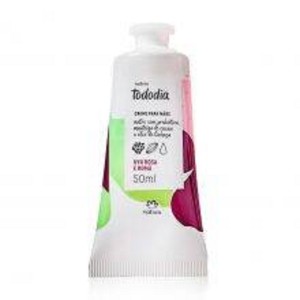 Creme Desodorante Nutritivo Para Mãos Tododia Uva Rosa e Romã 50 ml Natura