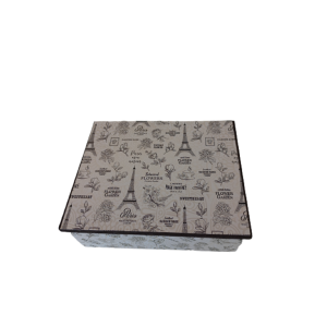 Baú Mdf Pequeno- Torre Eifel
