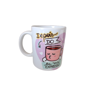 Caneca De Porcelana Café