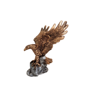 Águia Asa Aberta Dourada