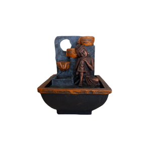 Mini Fonte Buda Com Jarros