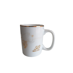 Mini Caneca De Porcelana 50 Anos  Bodas De Ouro