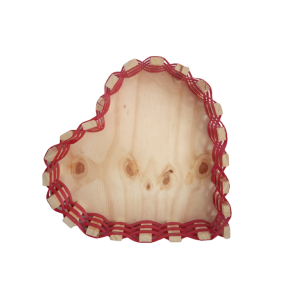 Coração Grande Linux Vermelho