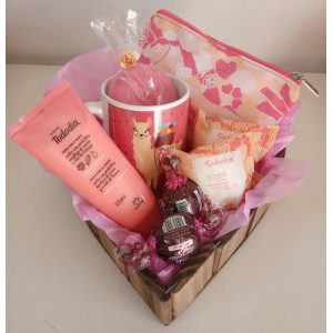 KIT FEMININO ROSA COM CANECA
