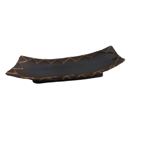 Bandeja Preta Curvada