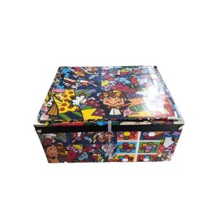 Baú Porta Jóias Estampado Tamanho Médio