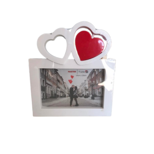 Porta Retrato de Plástico Corações 10x15