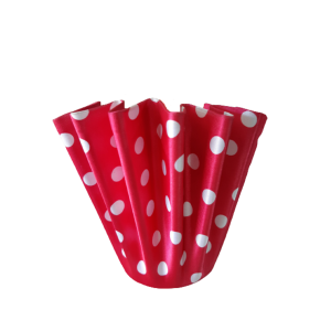 CACHEPOT MÉDIO DE PLÁTICO C/ TECIDO