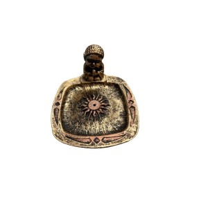 Incensário pratinho Buda quadrado