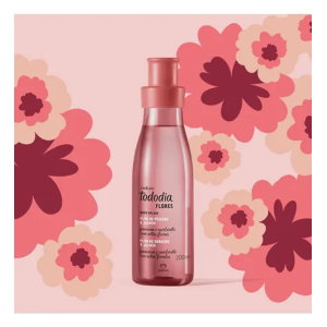 Body Splash Corporal de Pêssego e Jasmim Tododia Natura 200ml