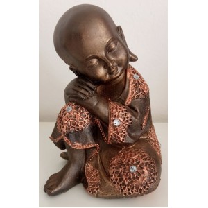 BUDA SONHADOR EM RESINA 16CM