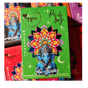 Incenso NOA Pó de Luz Defumação Sete Forças