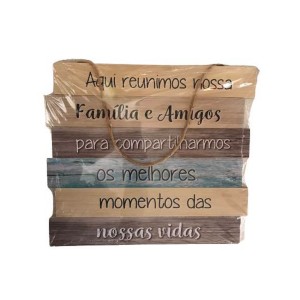 Placa Decorativa - Frases