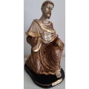 IMAGEM SÃO FRANCISCO AJOELHADO GESSO