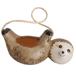 CACHEPOT PREGUIÇA PARA PENDURAR