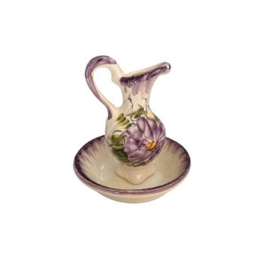 Mini Jarra Florida Com Bacia