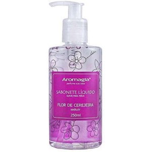 SABONETE LIQUIDO FLOR DE CEREJEIRA AROMAGIA 250 ML